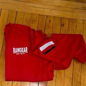 RAWGEAR Men's Red Crewneck Sweatshirt